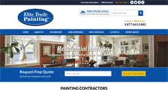 Desktop Screenshot of elitetradepainting.com